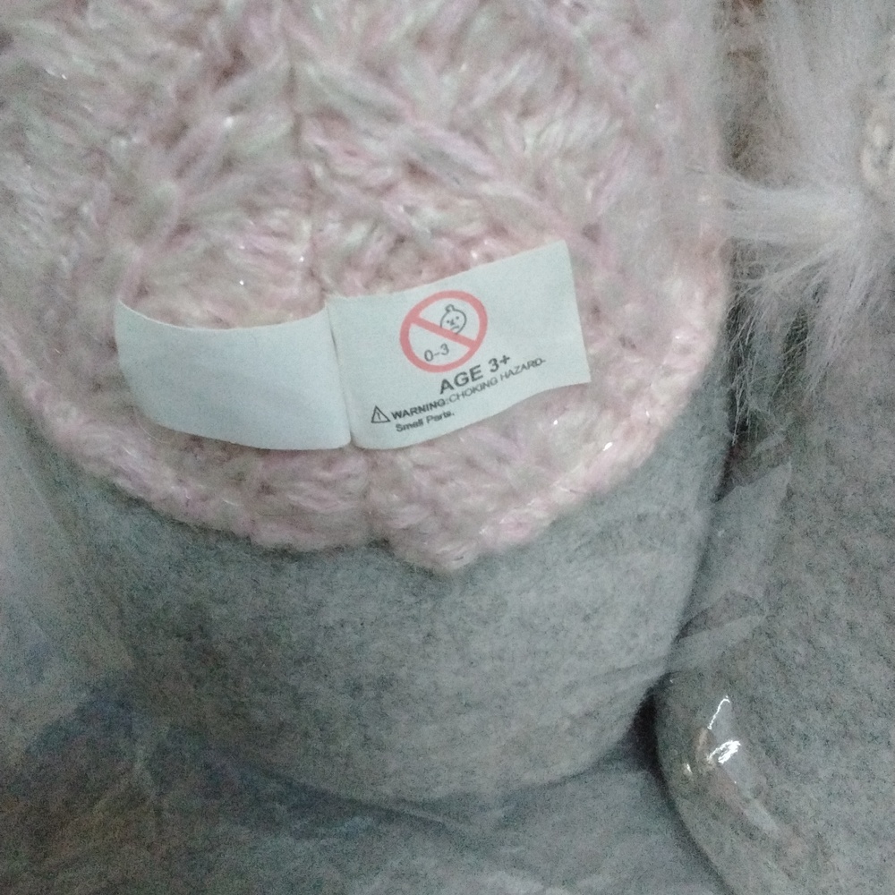 Cozy Knit Gnome Decor Set - Pink and Gray - Picture 8 of 8